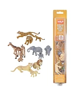 Wild Republic Nature Tube African Family Figurines, 12 Pieces