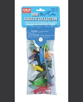 Wild Republic Polybag Mini Aquatic Figurines, 12 Pieces