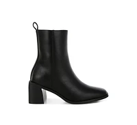 London Rag Muskox Square Toe Faux Leather Boots