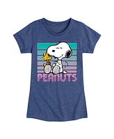 Peanuts Big Girls Snoopy Graphic Short Sleeve Tee