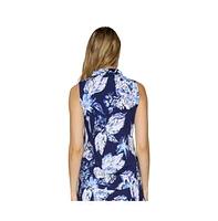 G Lifestyle Clothing Women's Sleeveless Double Ruffle Top