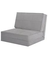 Gouun Convertible Lounger Folding Sofa Sleeper Bed