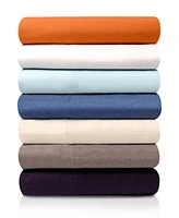 Superior Solid Flannel Cotton Deep Pocket Sheet Set, Twin Xl