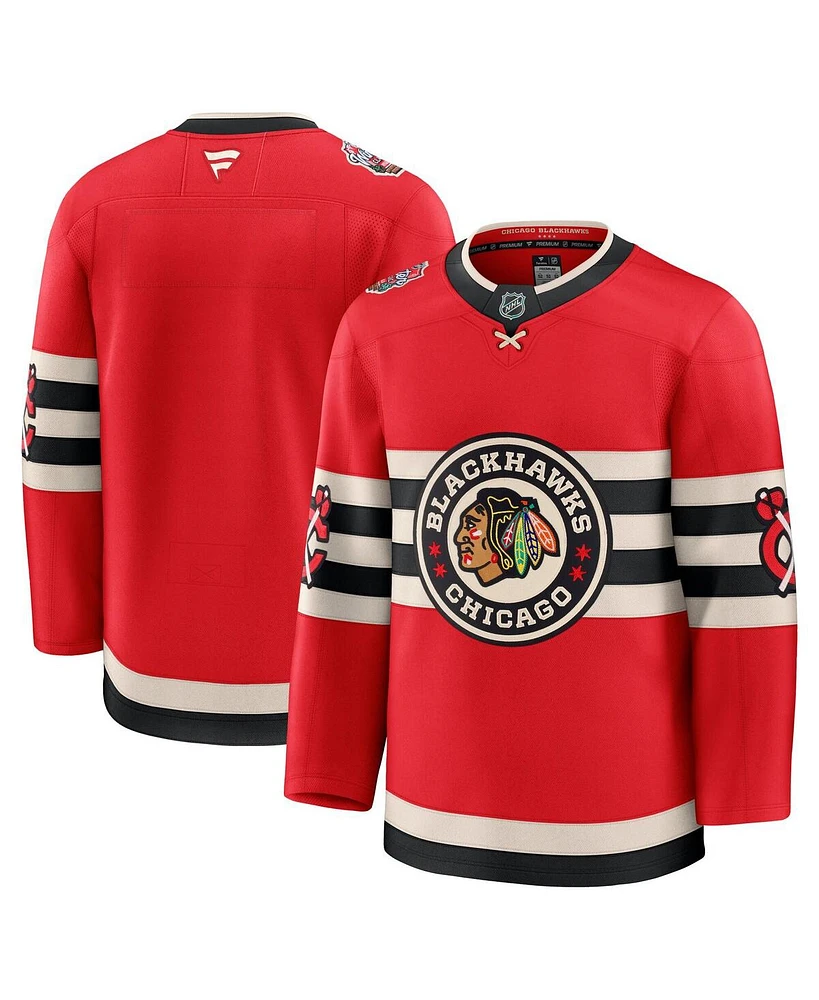 Fanatics Men's Red Chicago Blackhawks 2025 Nhl Winter Classic Premium Jersey