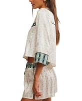 Free People Women's Pillow Talk Short Pajama Set