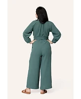 Nom Maternity Alma Nursing Jumpsuit