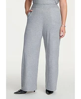 Eloquii Plus Elements Knit Wide Leg Sweater Pant