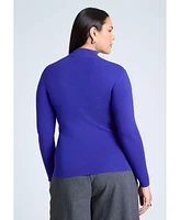 Eloquii Plus Embellished Neckline Sweater