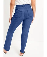 June + Vie Plus Fit Straight-Leg Jeans