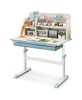 Gouun Height Adjustable Kids Study Desk with Tilt Desktop for 3-12 Years Old