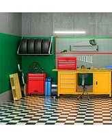 Gouun Rolling Cabinet Storage Chest Box Garage Toolbox Organizer