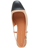 Madden Girl Cameo Capped-Toe Slingback Flats