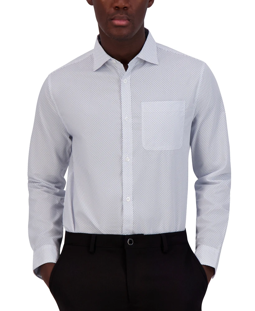 Karl Lagerfeld Paris Men's Slim-Fit Jacquard Dress Shirt