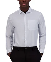 Karl Lagerfeld Paris Men's Slim-Fit Jacquard Dress Shirt