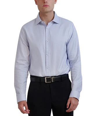 Karl Lagerfeld Paris Men's Slim-Fit Chevron Dress Shirt