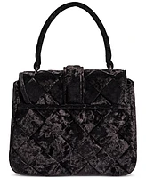 Sam Edelman Brit Top Handle Small Velvet Crossbody