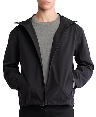 Calvin Klein Men's Softshell Zip-Front Hooded Jacket