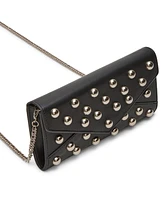 Steve Madden Natural Norma-s Studded Wallet