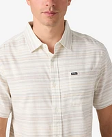 O'Neill Men's Seafaring Stripe Short Sleeve Stretch Shirt