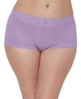 Maidenform Cotton Dream Lace Boyshort Underwear 40859