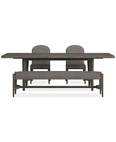 Griffith 4 Pc. Rectangular Dining Set (Table, Side Chairs & Bench