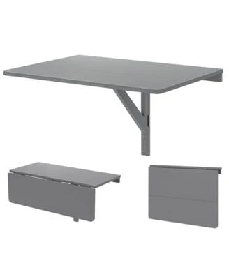 Gouun 31.5 X 23.5 Inch Wall Mounted Folding Table For Small Spaces
