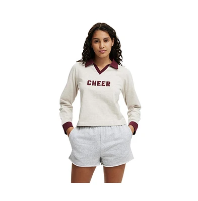 Cotton On Women's Chopped Graphic Longsleeve