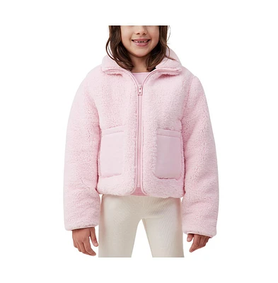 Cotton On Little/Big Girl's Sophia Teddy Jacket