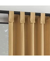 Archaeo Cotton Blend Button Tab Top Curtain