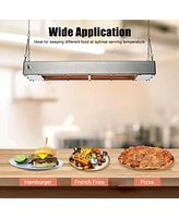 Yescom WeChef Commercial Food Warmer 24" 900W Electric Strip Heater Portable Stainless Steel Fry Heating Lamp for Fry Dishes