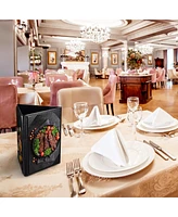 Yescom WeChef 10 Pack 5"x7" 3 Sides Table Tent Holder Menu Holder Bar Cafe Restaurant