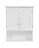 Slickblue Wall-Mounted Bathroom Cabinet with Storage Shelf Space-Saving Design