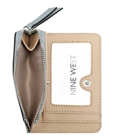 Nine West Lockup 9s Zip Around Card Case Wallet