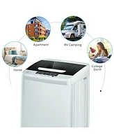 Gouun 8.8 lbs Portable Full-Automatic Washing Machine with Drain Pump and Spin Dryer