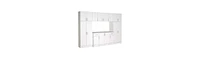 Slickblue Wall Cabinet with 2 Doors and Adjustable Shelf Space-Saving Storage Solution