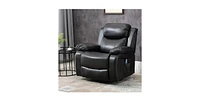 Slickblue Adjustable Faux Leather Remote Massage Recliner Chair with Footrest Ultimate Comfort