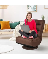 Gouun 5-Position Folding Floor Gaming Chair