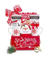 Alder Creek Gift Baskets St. Nicks Red Bed Breakfast Crate, 8 Piece