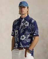 Polo Ralph Lauren Men's Big & Tall Hibiscus-Print Mesh Shirt