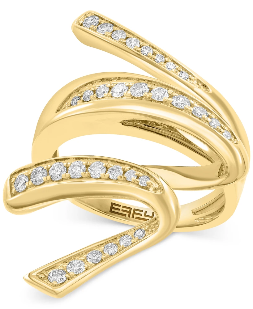 Effy Collection Diamond Wrap Ring (1/2 ct. t.w.) Ring in 14k Gold