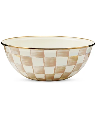 Mackenzie-Childs Mocha Check Medium Everyday Bowl, 80-oz.