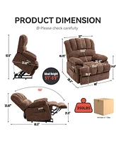 Mondawe 23" Chenille Power Lift Recliner Chair