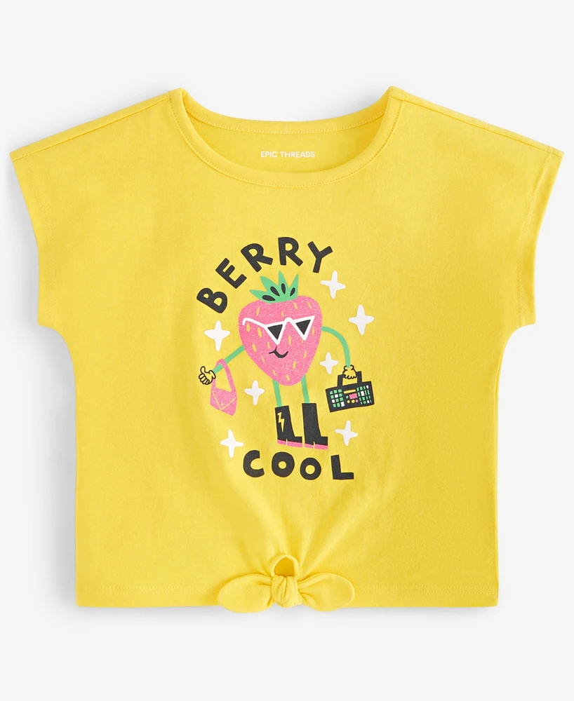 Epic Threads Toddler Girl Berry Cool Graphic T-Shirt, Exclusively at Macy's