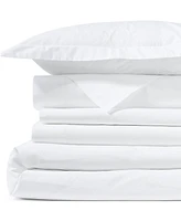 Lands' End 300 Thread Count Cotton Smooth Percale Duvet Bed Cover