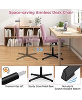 Gouun Criss Cross Legged Chair No Wheels 120° Rocking Adjustable Height
