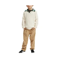 Cotton On Boys Little/Big Preston Long Sleeve Knit Polo