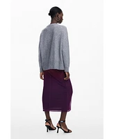 Desigual Women's Gray scale sweater