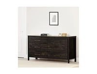 Slickblue Modern 6 Drawer Double Dresser