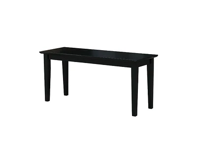 Slickblue Solid Wood Entryway Accent Bench for Stylish Storage and Seating