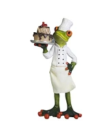 Fc Design "2-pc Gift Set" 7.5"H Frog Baker with Cake Figurine Statue Ornament Home Room Office Decor and Perfect Gift Ideas for Housewarming, Holidays